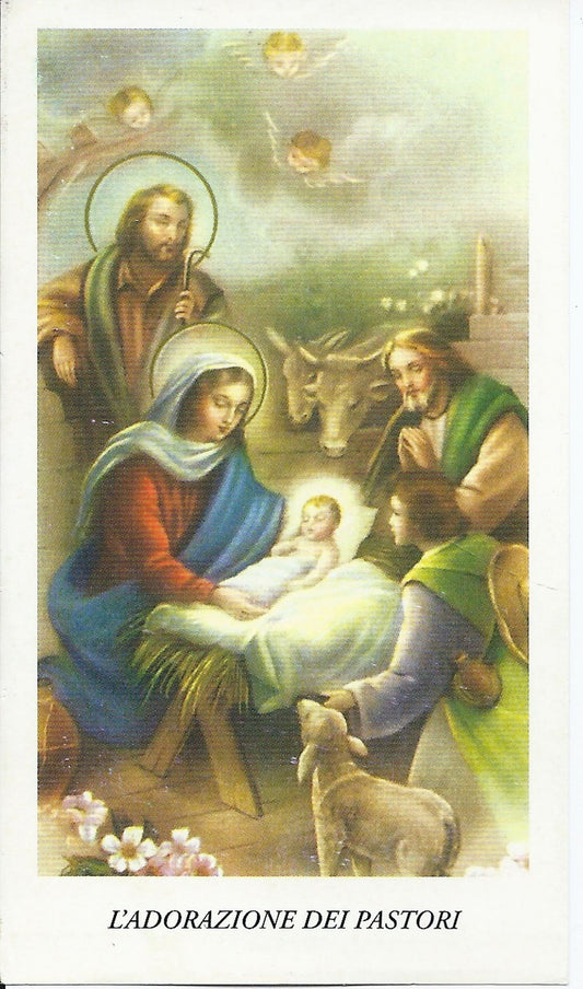 L'ADORAZIONE DEI PASTORI - SANTINO - AS015-322 - Ed. Eg