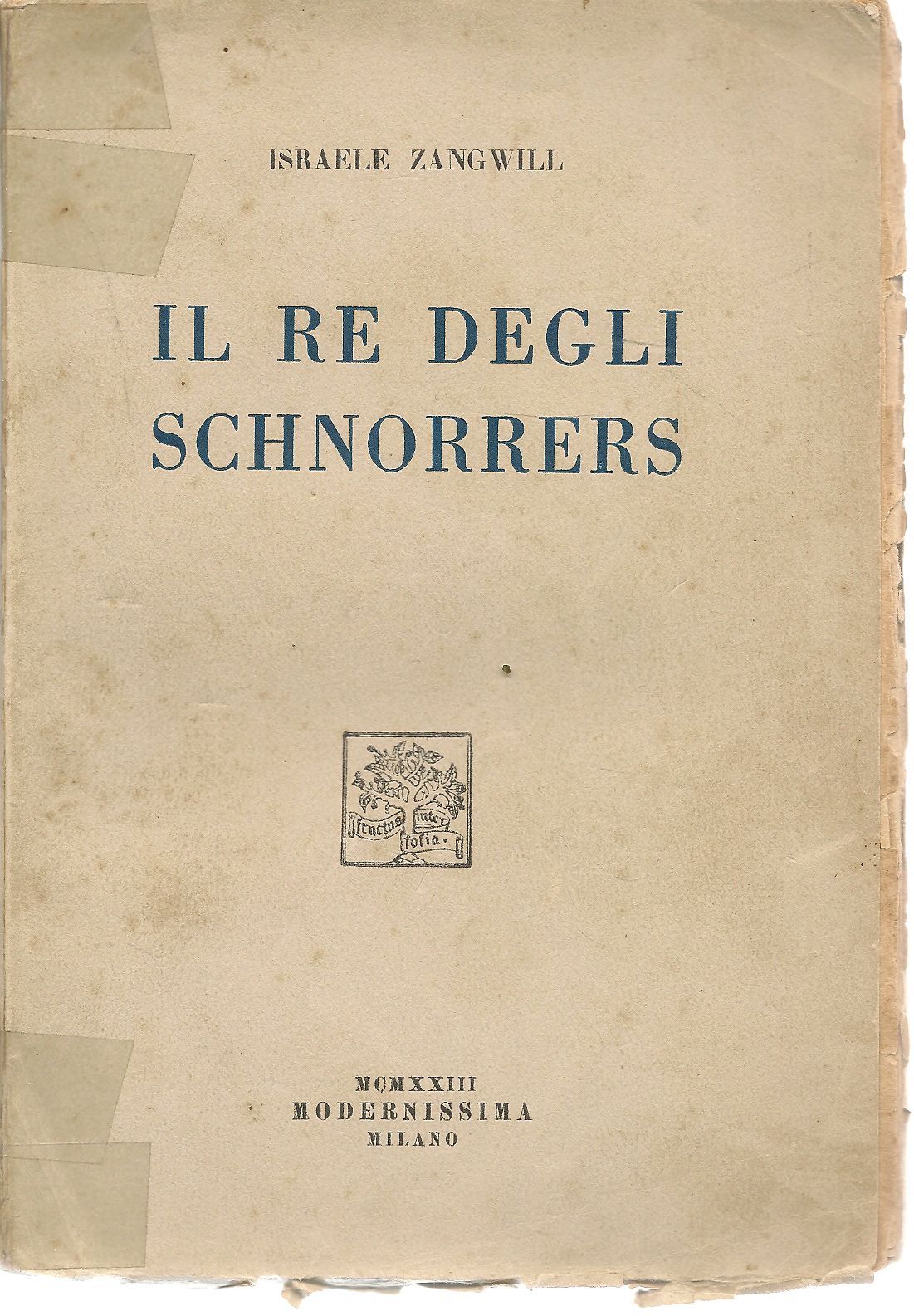 IL RE DEGLI SCHNORRERS - ISRAELE ZANGWILL