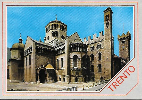 TRENTO - ABSIDE DEL DUOMO E TORRE GRANDE - V1993