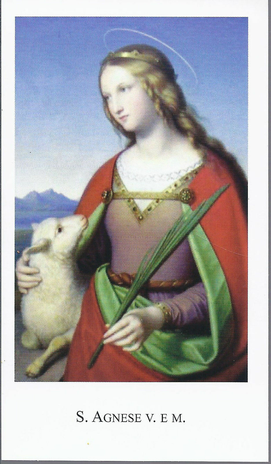 S. AGNESE V. e M. - SANTINO - AS014-043 - Ed. Paco