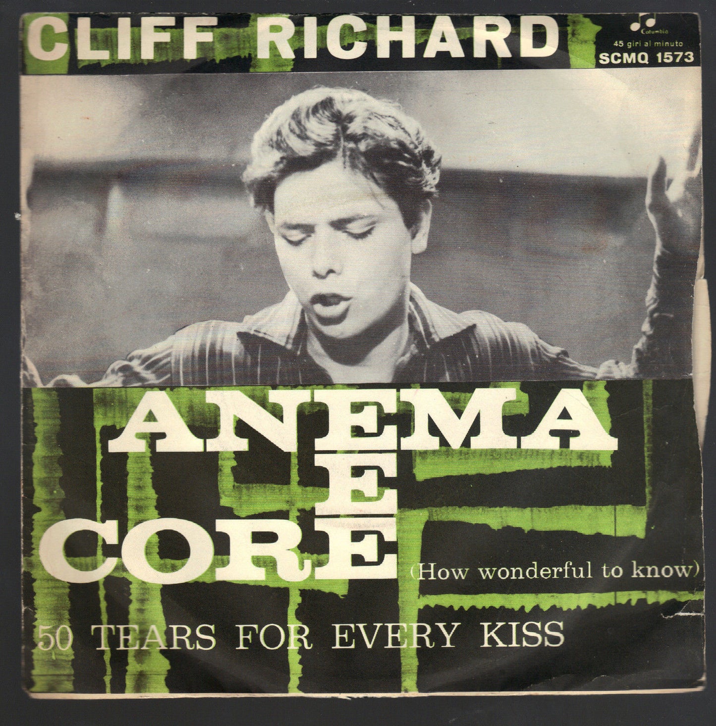 ANEMA E CORE (How wonderful to know) - 50 TEARS FOR EVERY KISS # CLIFF RICHARD