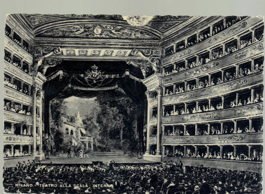 MILANO - TEATRO ALLA SCALA - INTERNO - NV