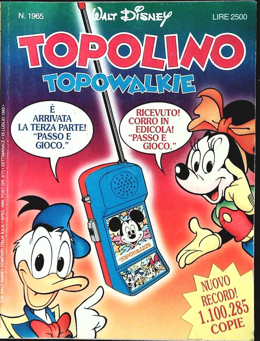 TOPOLINO N. 1965 - 25 LUGLIO 1993