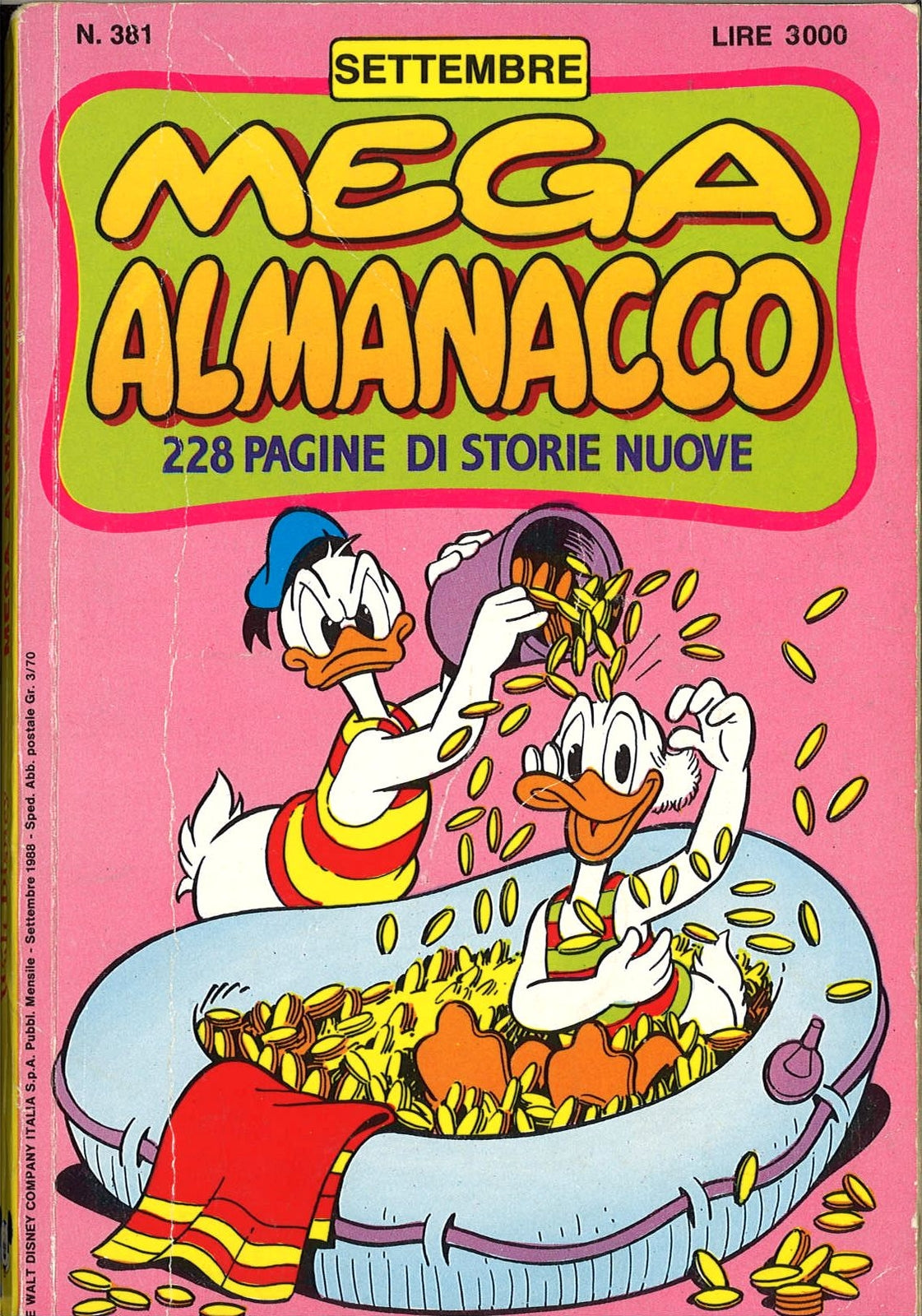 MEGA ALAMANACCO N. 381 - SETTEMBRE 1988