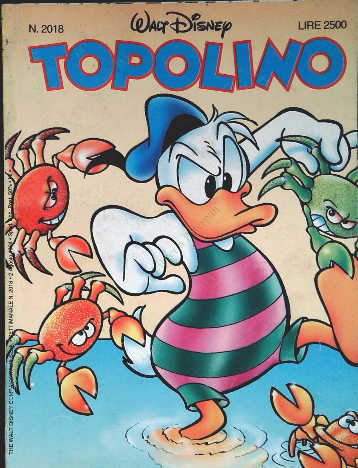 TOPOLINO N. 2018 - 2 AGOSTO 1994