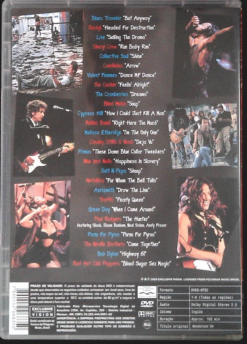WOODSTOCK 94 - DVD ENGLISH LANGUAGE