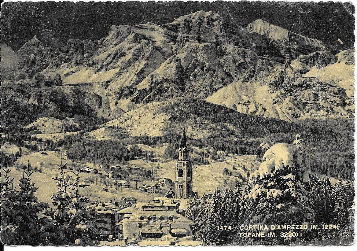 CORTINA D'AMPEZZO - TOFANE - PANORAMA - VIAGGIATA