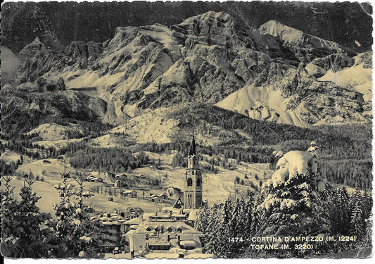 CORTINA D'AMPEZZO - TOFANE - PANORAMA - VIAGGIATA