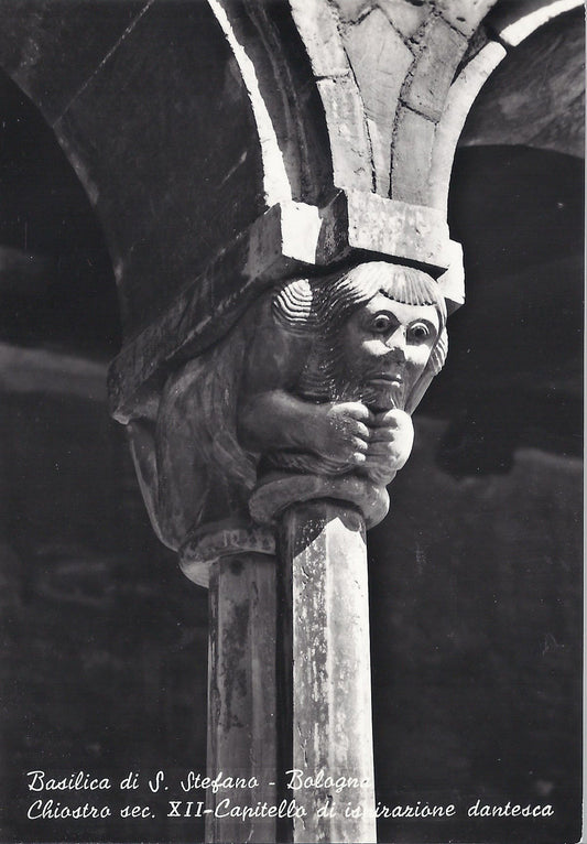 BOLOGNA - BASILICA DI S. STEFANO - CHIOSTRO - CAPITELLO DI I