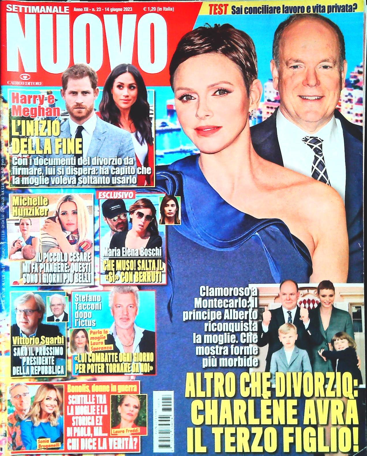 SETTIMANALE NUOVO - 14 GIUGNO 2023 - UNZICKER - TACCONI - SGARBI - BONOLIS