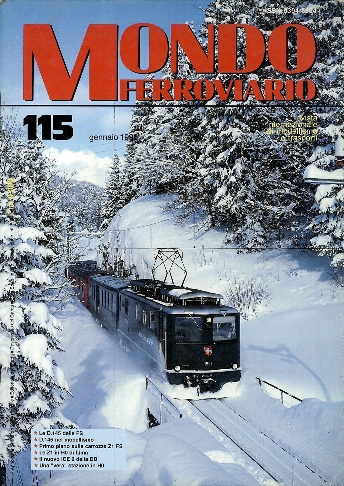 MONDO FERROVIARIO N. 115 - GENNAIO 1995