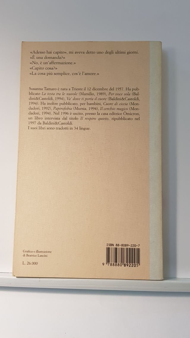 ANIMA MUNDI - SUSANNA TAMARO - BALDINI E CASTOLDI 1997 2. ED.