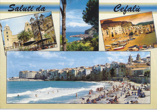 CEFALU' - SALUTI - 4 VEDUTE - V2002