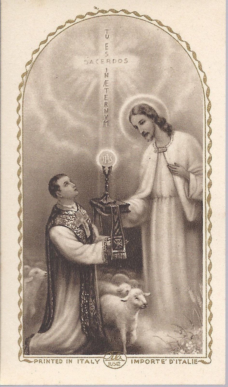 TU ES SACERDOS IN AETERNUM - ORDINAZIONE SACERDOTALE - SANTI