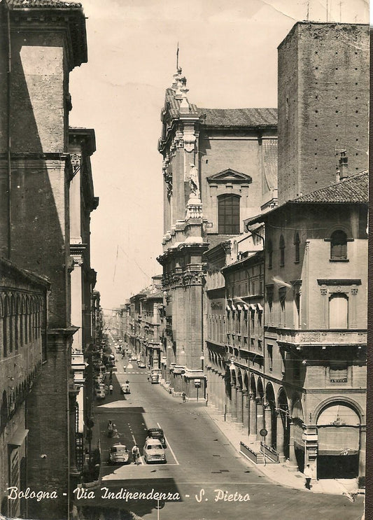 BOLOGNA VIA INDIPENDENZA SAN PIETRO - V963