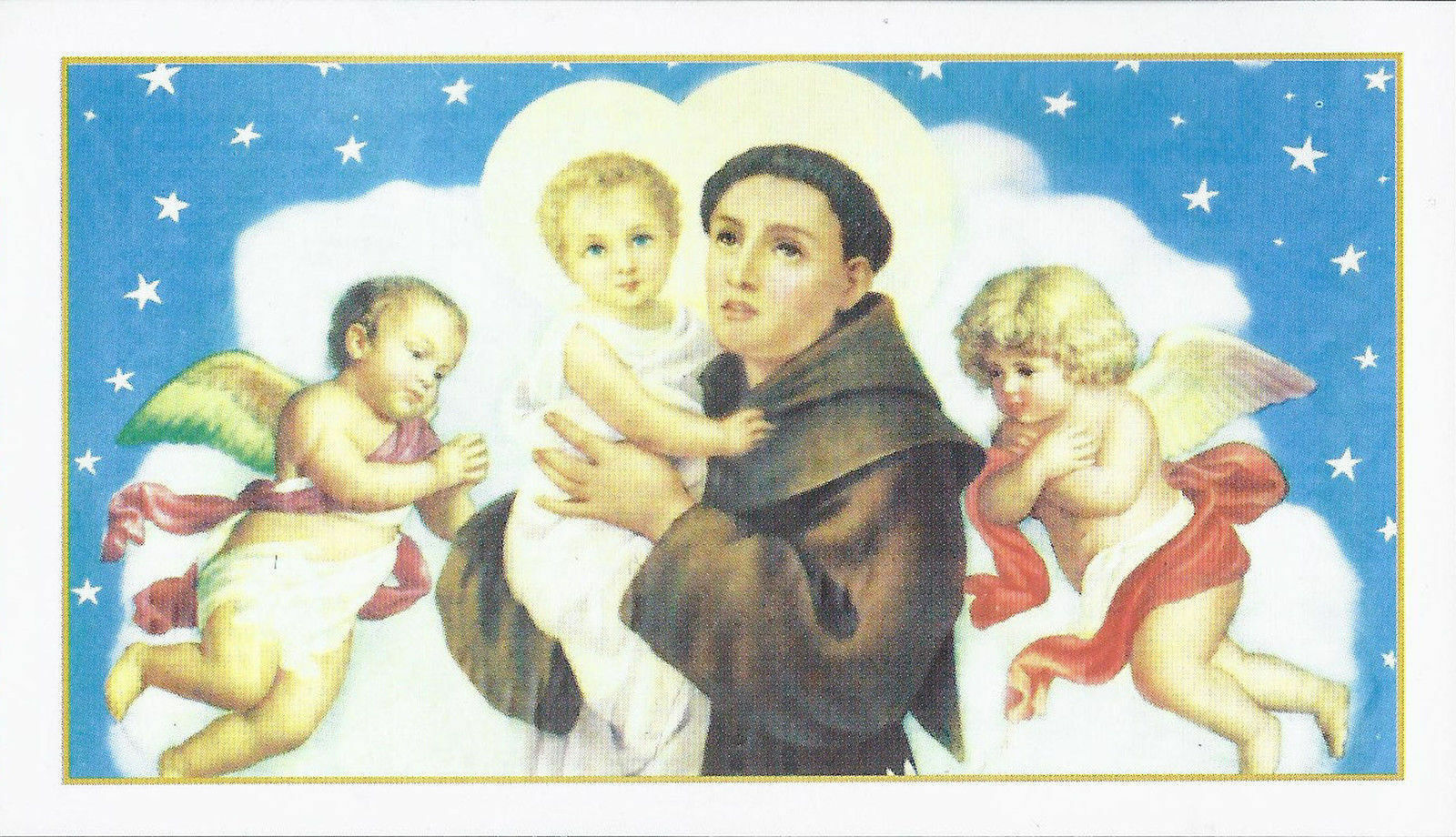 S. ANTONIO DA PADOVA con Gesù bambino e Angeli - SANT