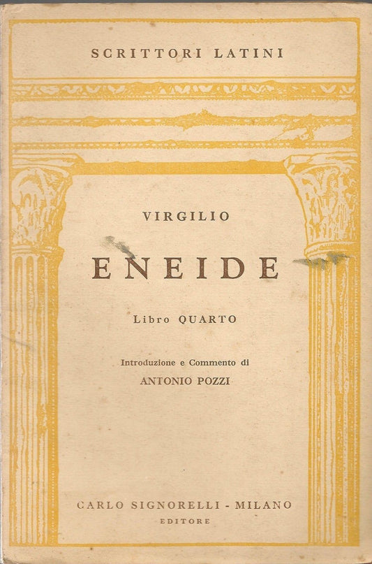 ENEIDE - LIBRO QUARTO - ED. SIGNORELLI 1952 - LATIN TEXT