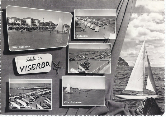 VISERBA - SALUTI - 5 VEDUTINE - V 1960 - FG
