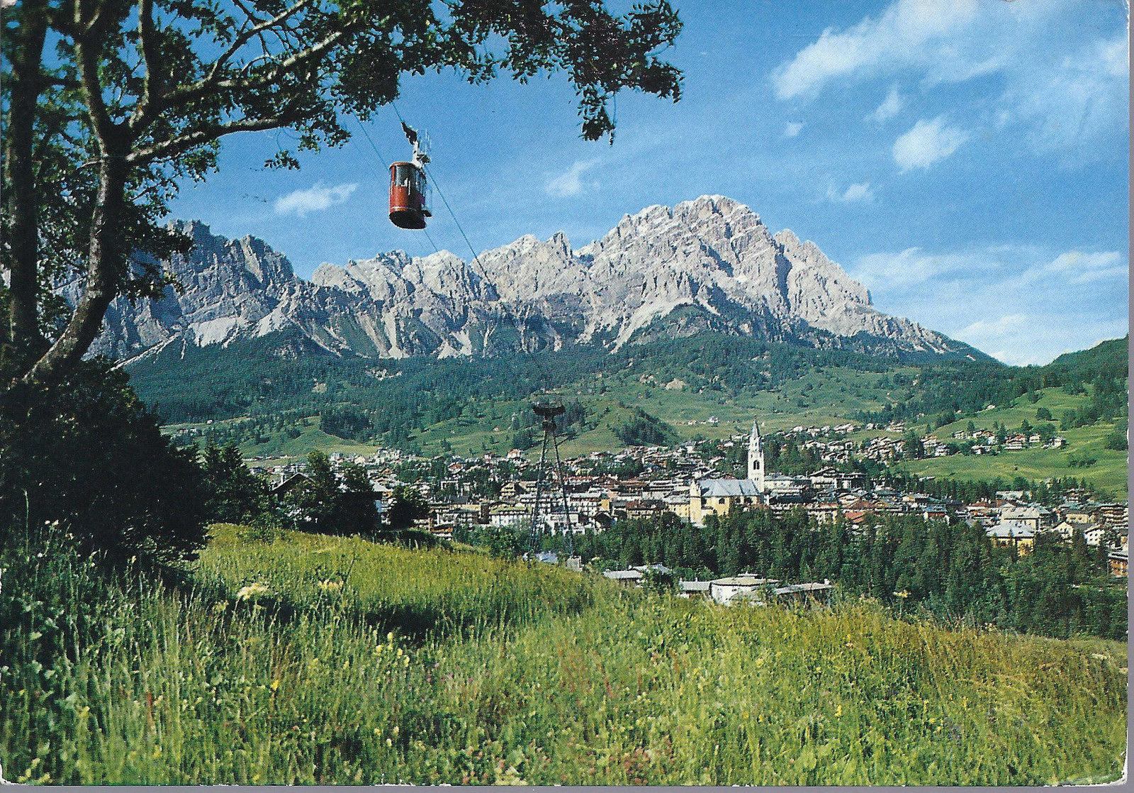 CORTINA - FUNIVIA DI POCOL VERSO M. CRISTALLO - V 1973 - FG