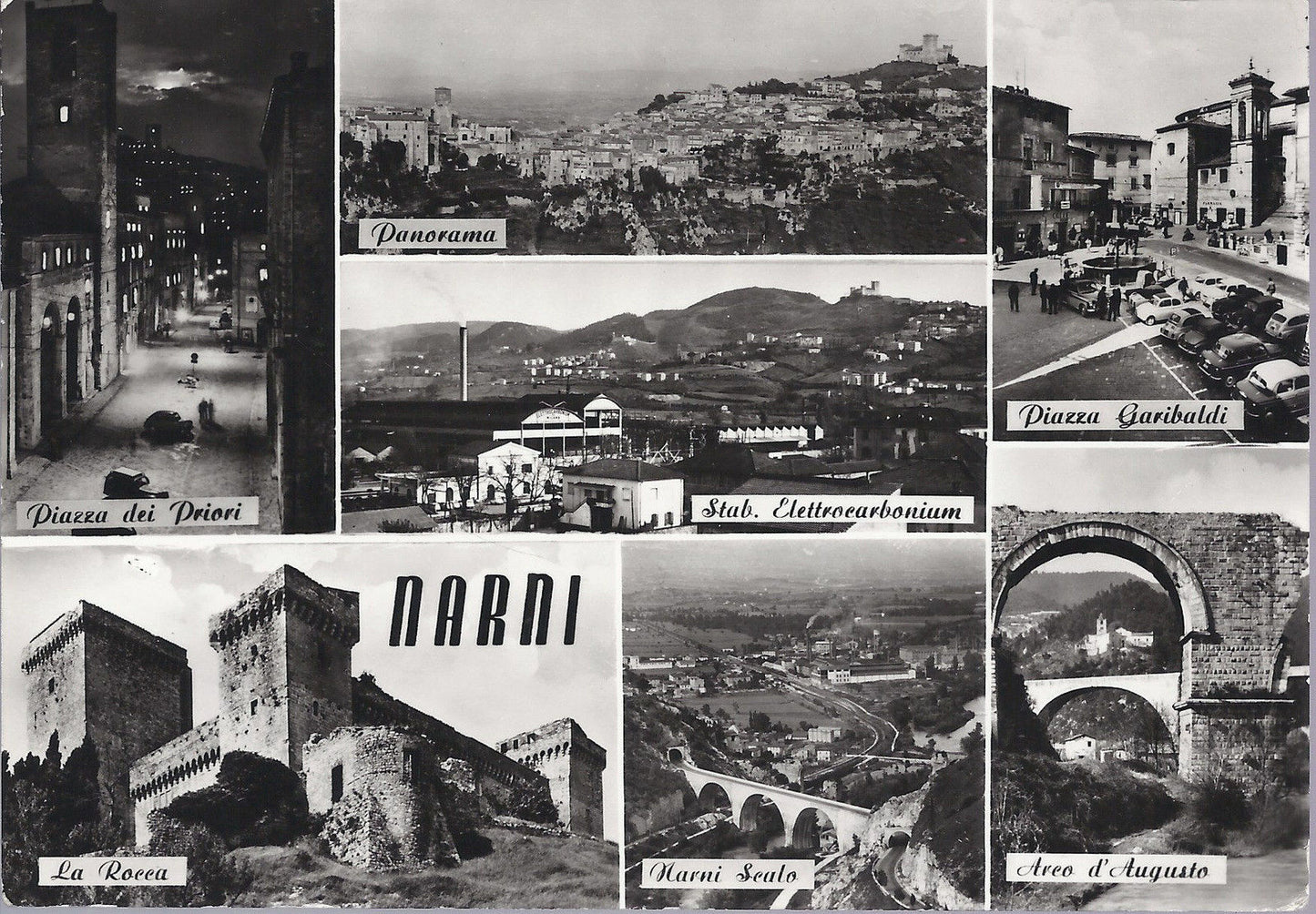 NARNI - 7 VEDUTINE - V 1969 - FG