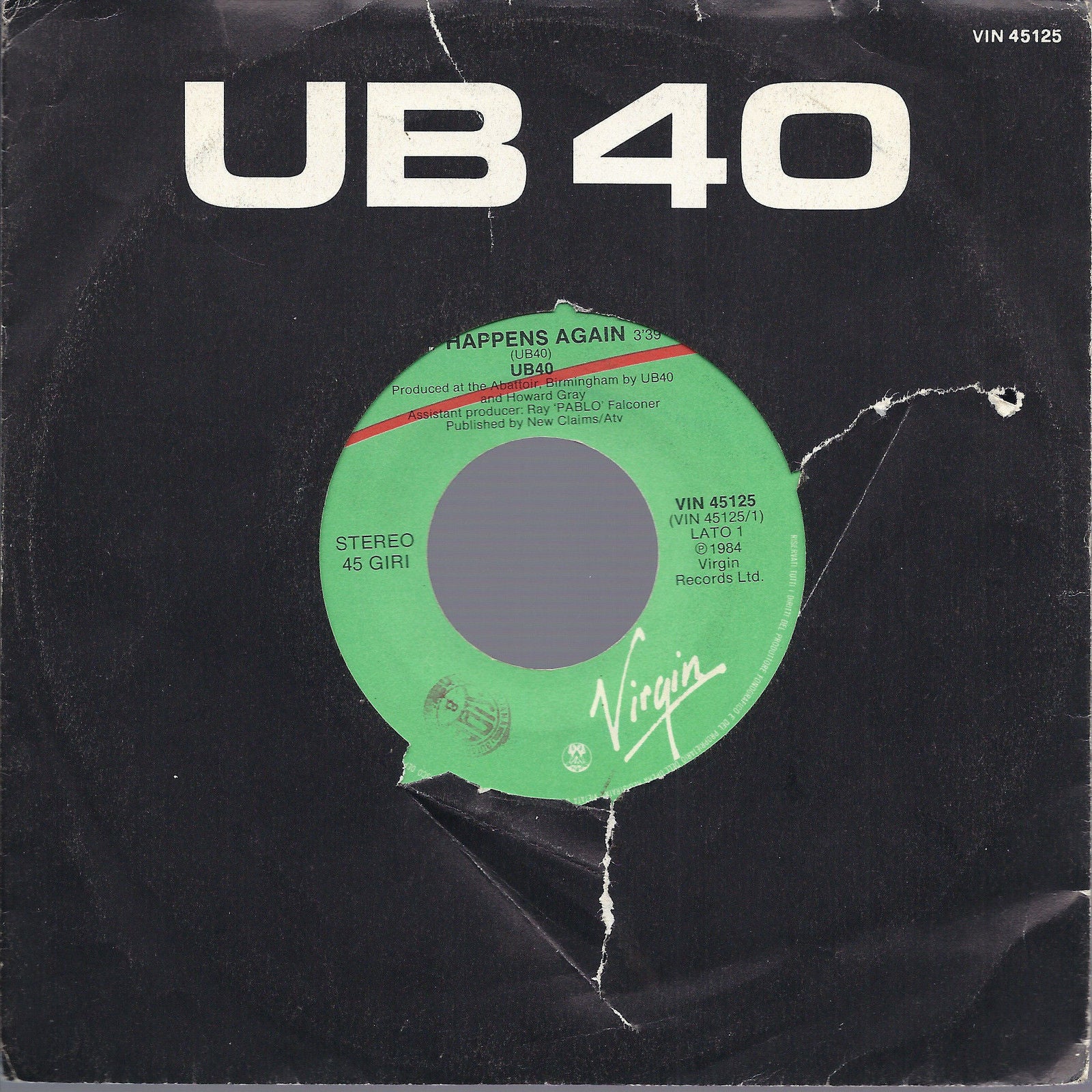 IF IT HAPPENS AGAIN - NKOMO A GO GO # UB 40