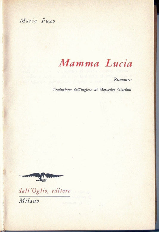 MAMMA LUCIA - MARIO PUZO