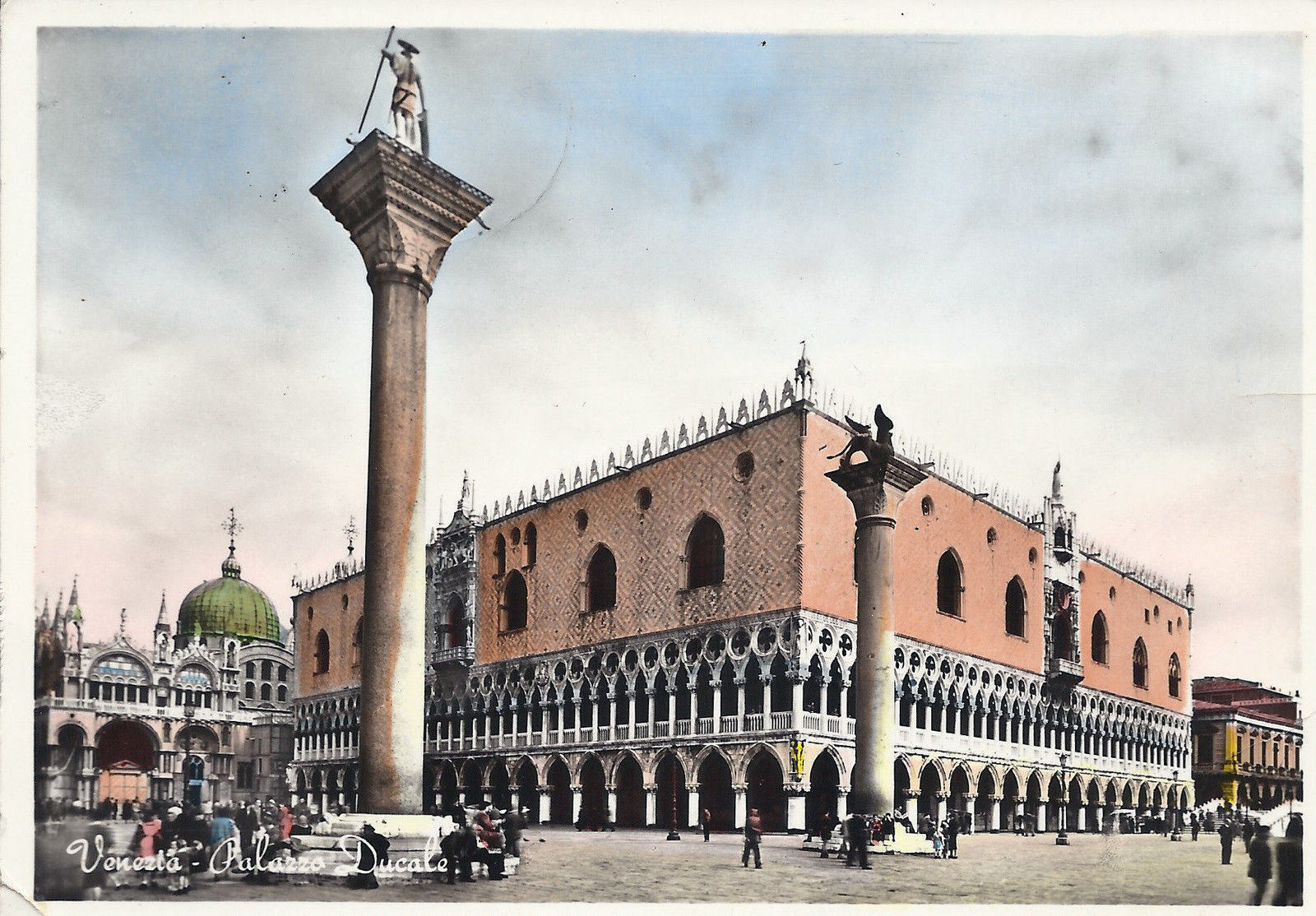 VENEZIA - PALAZZO DUCALE - V1953 - ACQUERELLATA