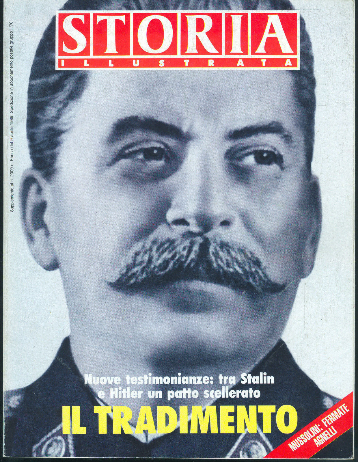 STORIA ILLUSTRATA - APRILE 1989 - SUPPLEMENTO EPOCA N2009