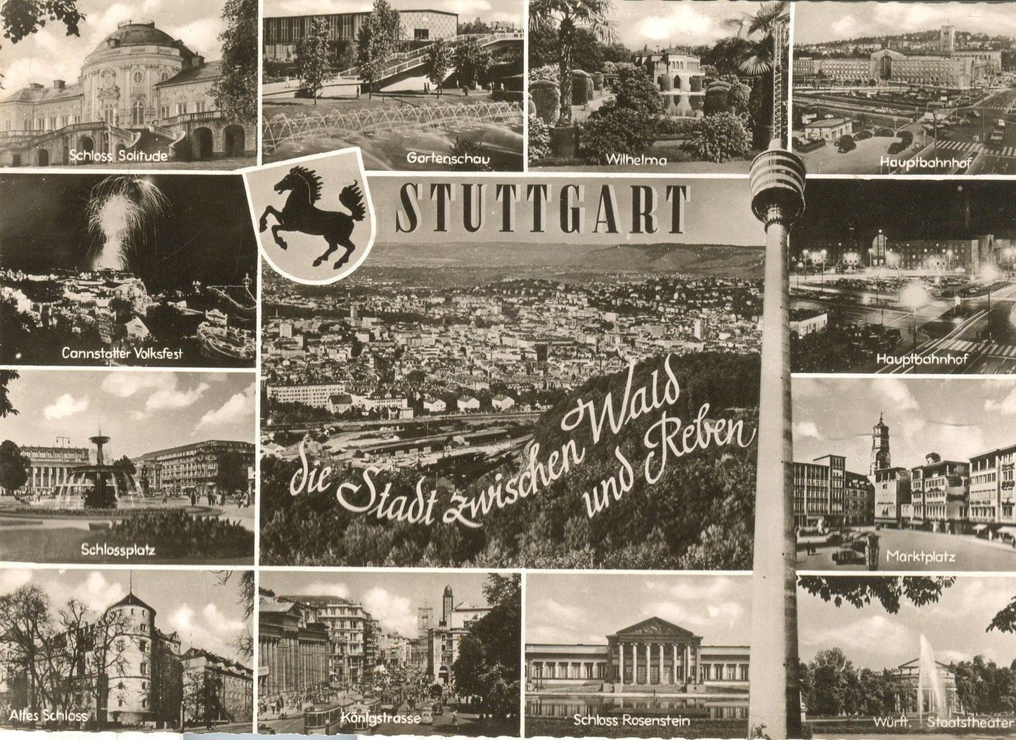 STOCCARDA/STUTTGARD - 13VEDUTE/13BILDER - V1960