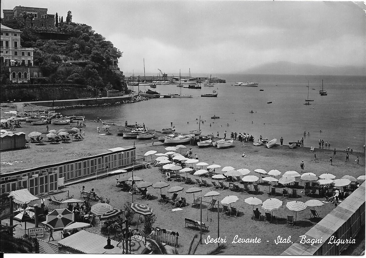 SESTRI LEVANTE - STABILIMENTO BAGNI LIGURIA - V1952