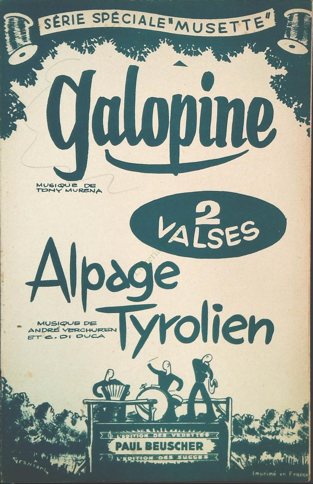 GALOPINE - ALPAGE TYROLIEN - SPARTITO-SHEET MUSIC