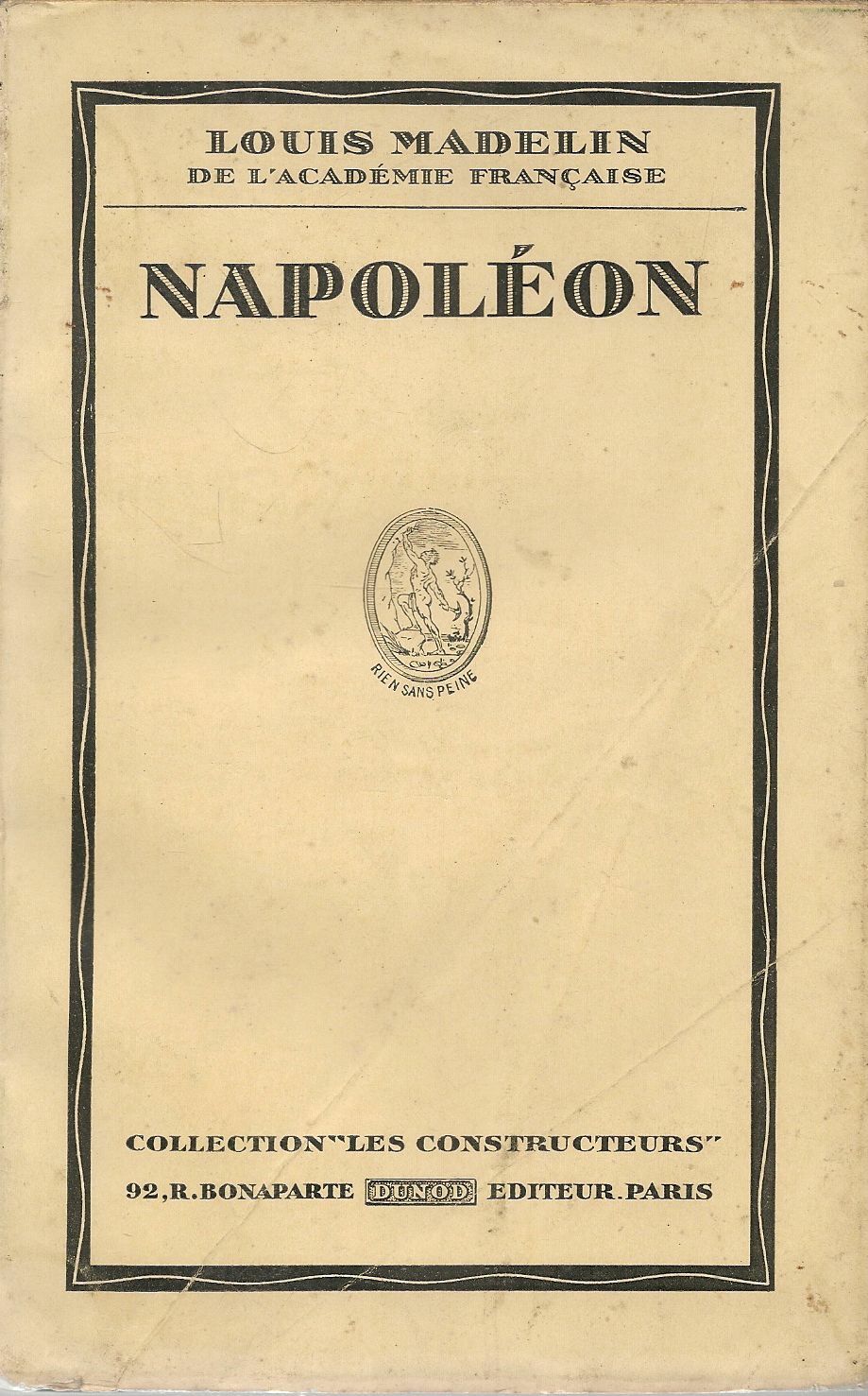 NAPOLEON - LOUIS MADELIN - FENCH TEXT