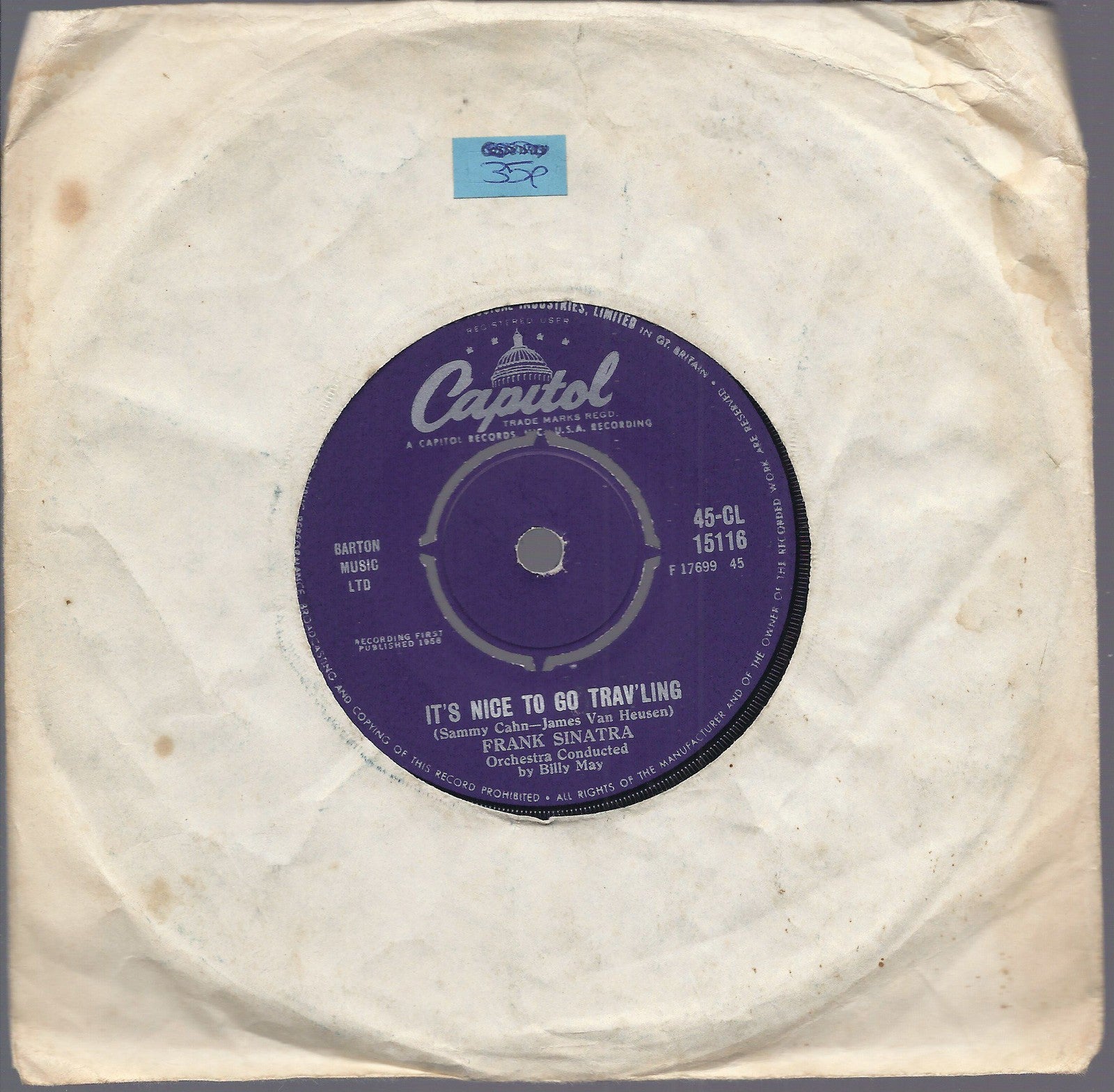 IT'S NICE TO GO TRAV'LING - BRAZIL -- FRANK SINATRA