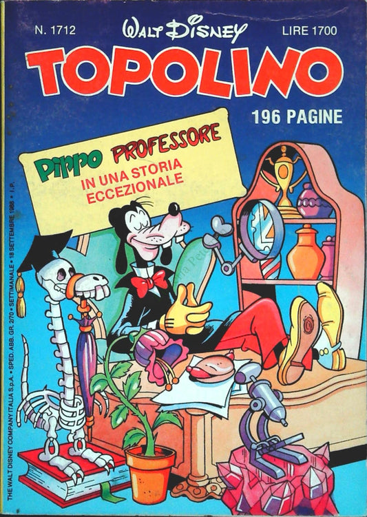 TOPOLINO N. 1712 - 18 SETTEMBRE 1988