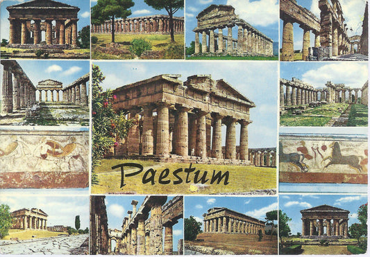 PAESTUM - 13 VEDUTINE - V 1967 - FG