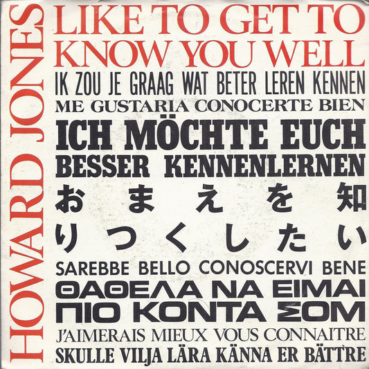 LIKE TO GET TO KNOW YOU WELL - BOUNCE RIGHT BACK = HOWARD JONES