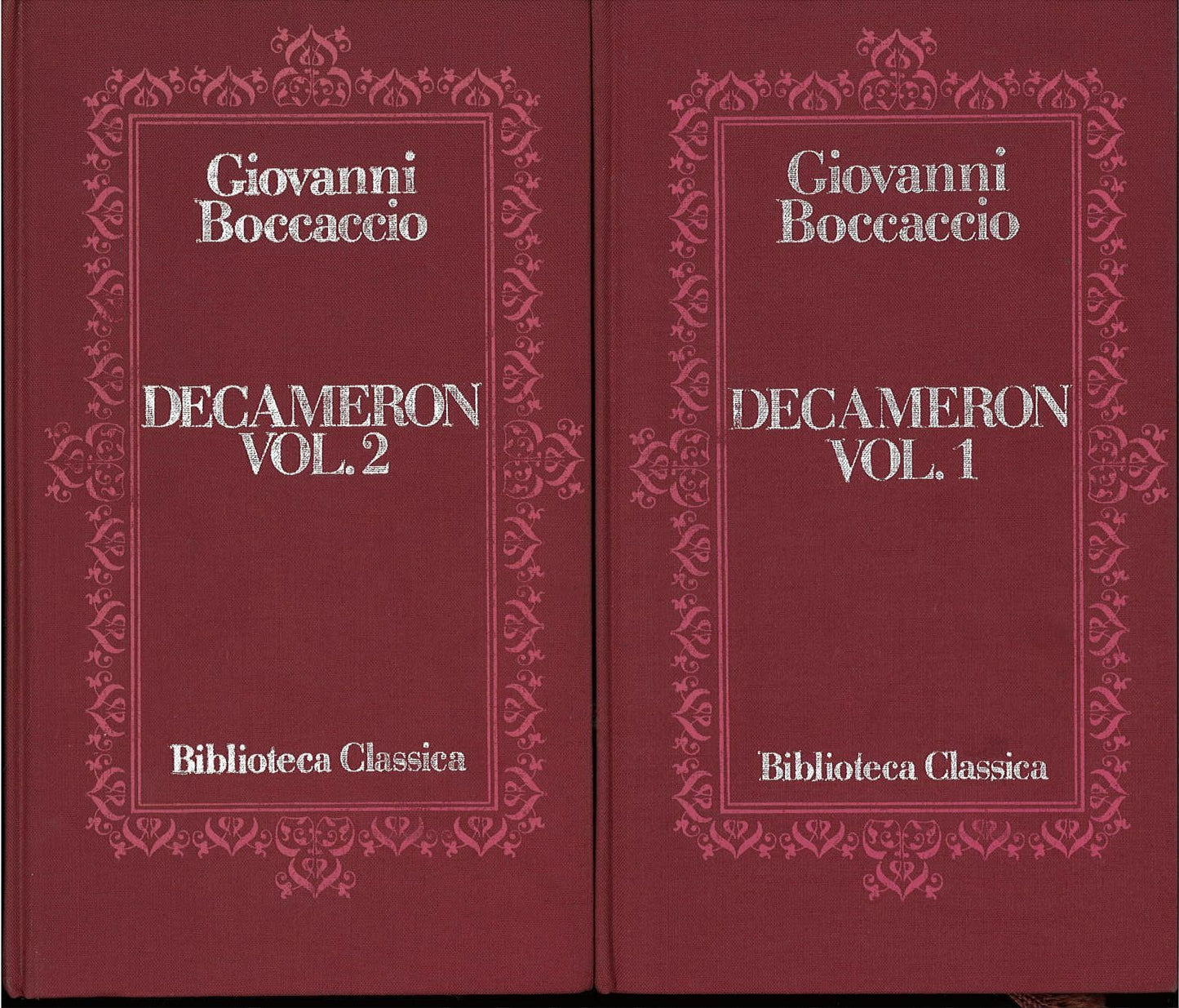 DECAMERON - GIOVANNI BOCCACCIO - 2 VOLUMI -