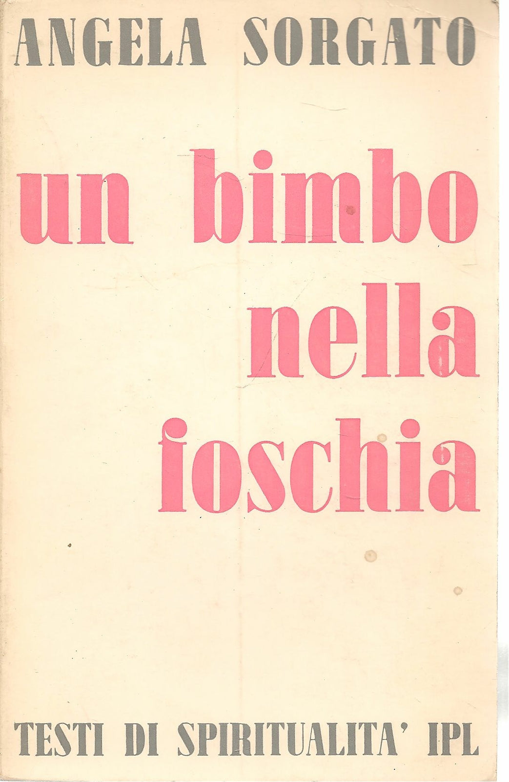 UN BIMBO NELLA FOSCHIA - ANGELA SORGATO