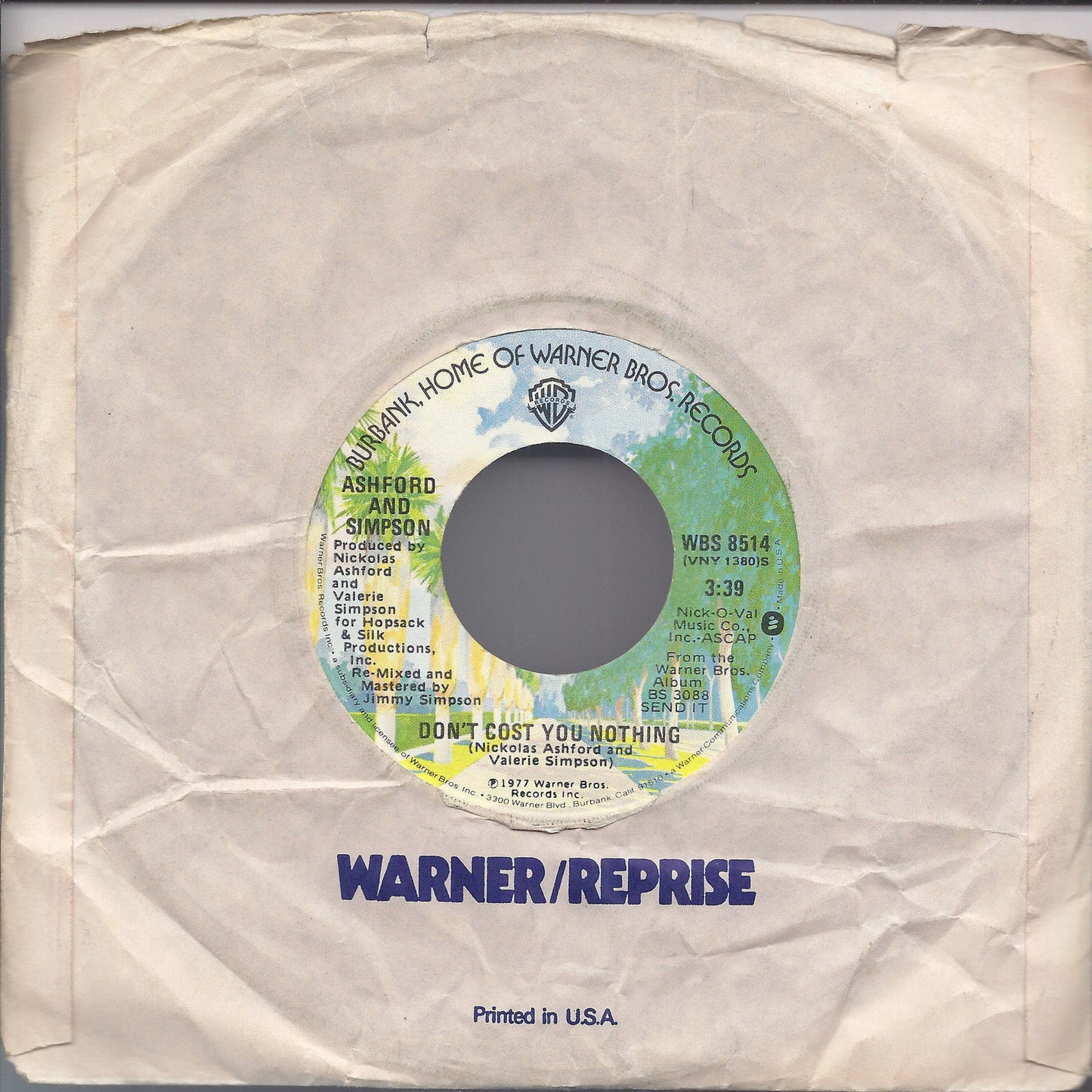 DON'T COST YOU NOTHING - LET LOVE USE ME # ASHFORD AND SIMPSON