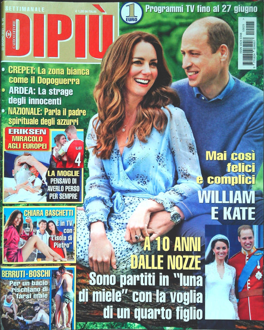 DI PIU' 25 GIUGNO 2021 - ERIKSEN 9- CHIARA BASCHETTI - BERRUTI-BOSCHI - OUTLET 