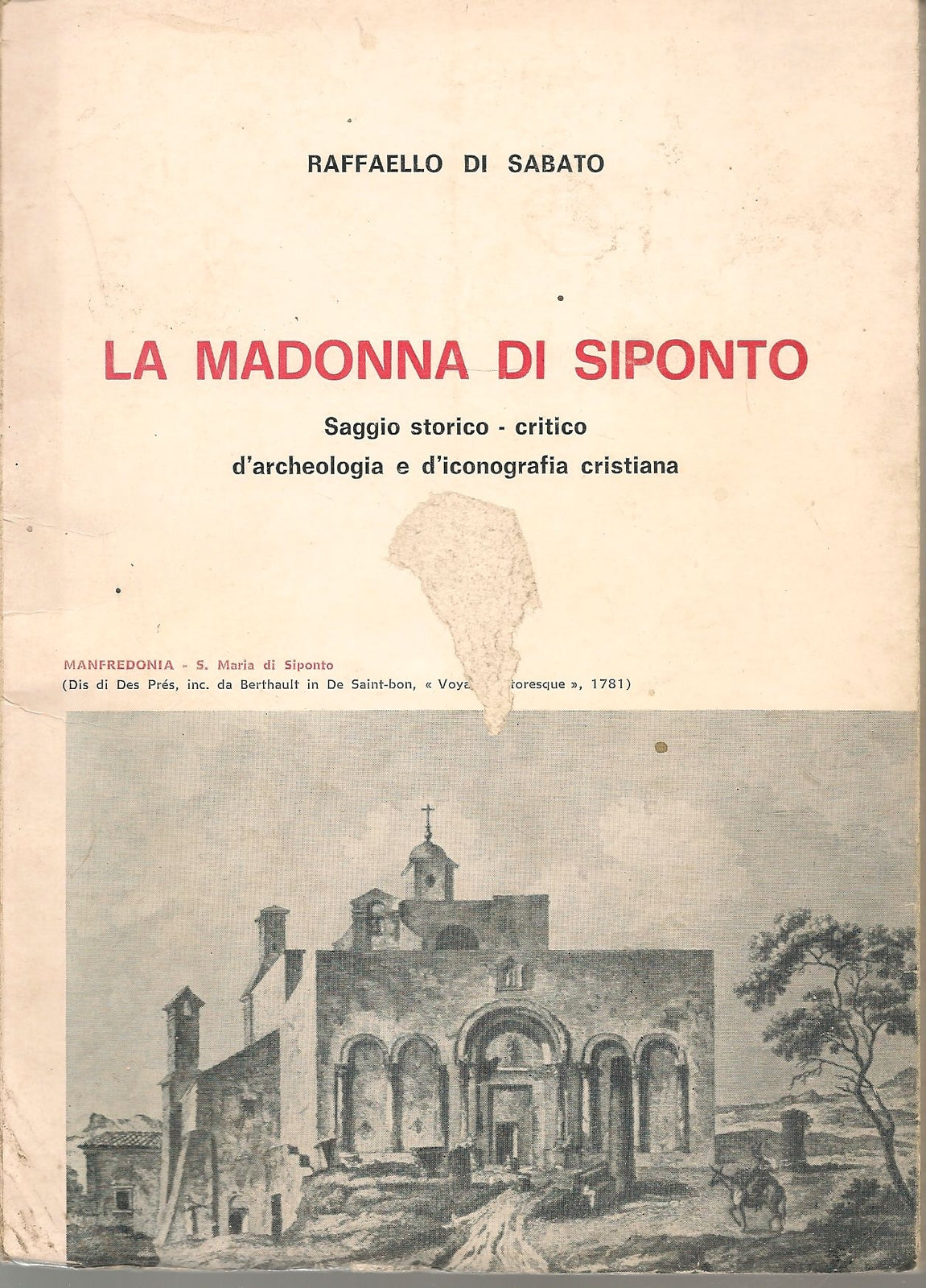 LA MADONNA DI SIPONTO - RAFFAELLO DI SABATO