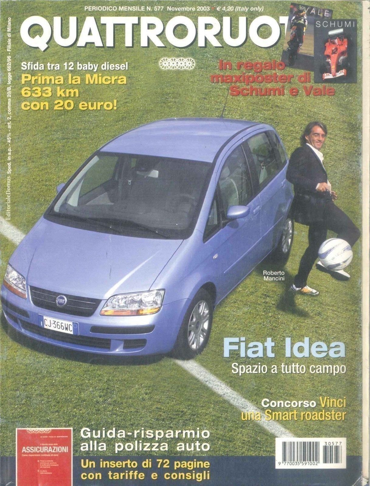 QUATTRORUOTE N 577 - NOVEMBRE 2003