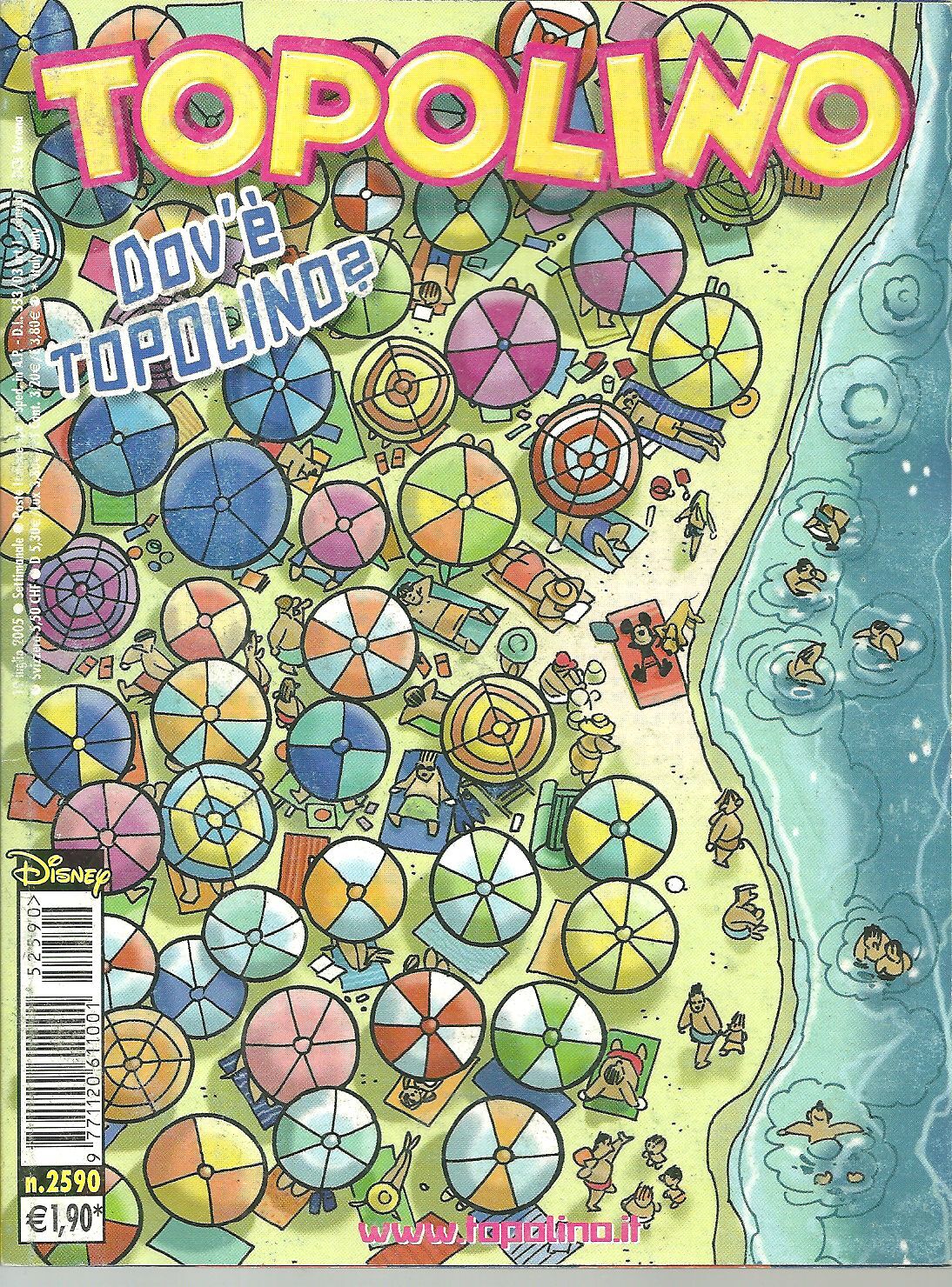 TOPOLINO N. 2590 - 19 LUGLIO 2005