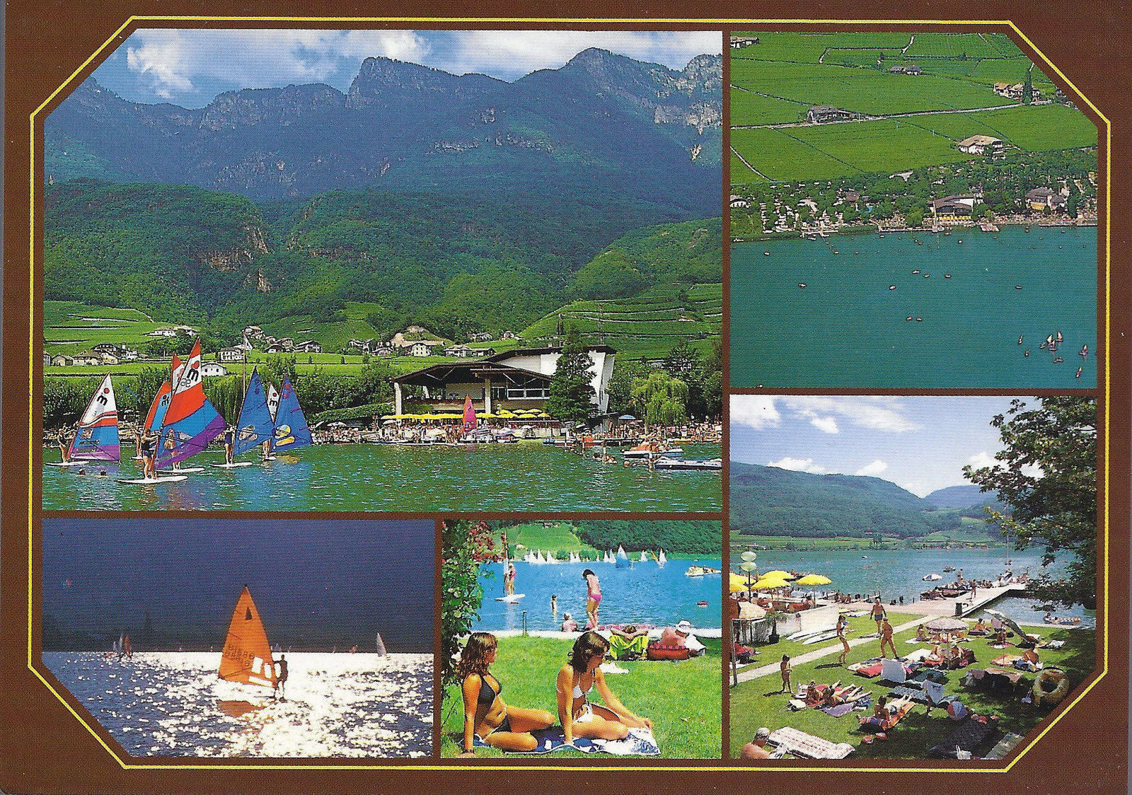 IL LAGO DI CALDARO - DER KALTERER SEE - 5 VEDUTINE - NV