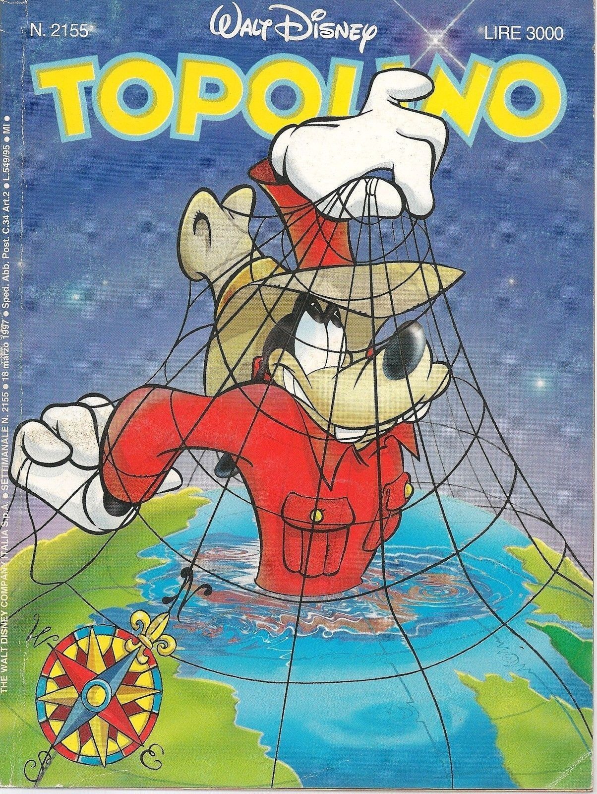 TOPOLINO N° 2155 - 18 MARZO 1997