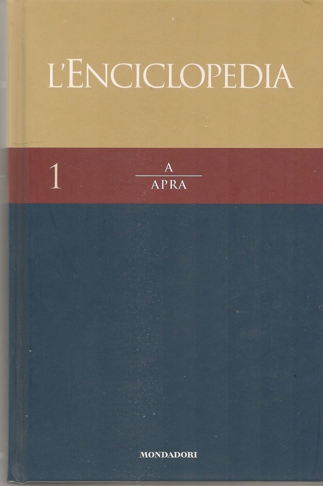 L'ENCICLOPEDIA MONDADORI   Vol. 1  A - APRA