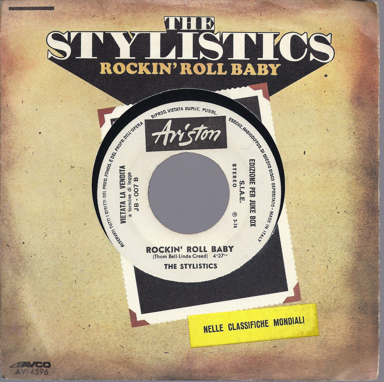 ROCKIN' ROLL BABY # THE STYLISTICS = SENZA TITOLO # GILDA GIULIANI - Ed Juke Box