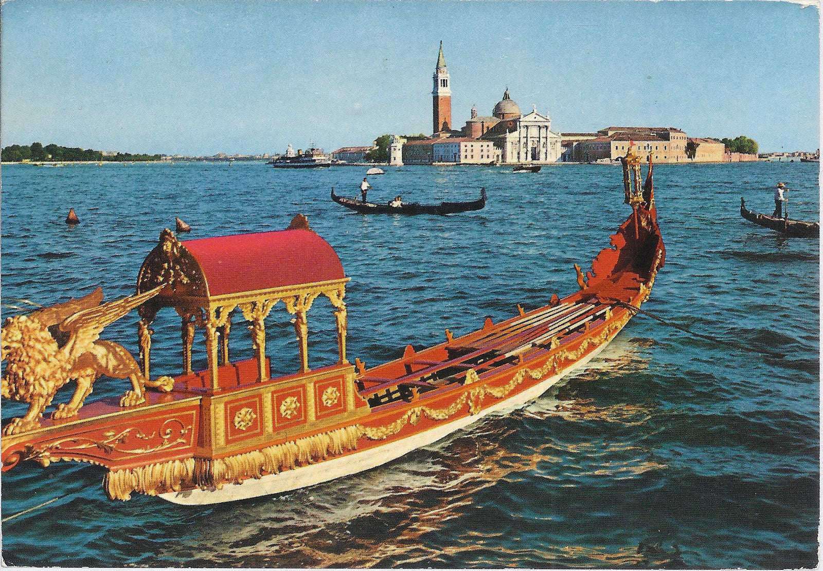 VENEZIA - ISOLA S. GIORGIO - ANTICA IMBARCAZIONE - V 1972 - 