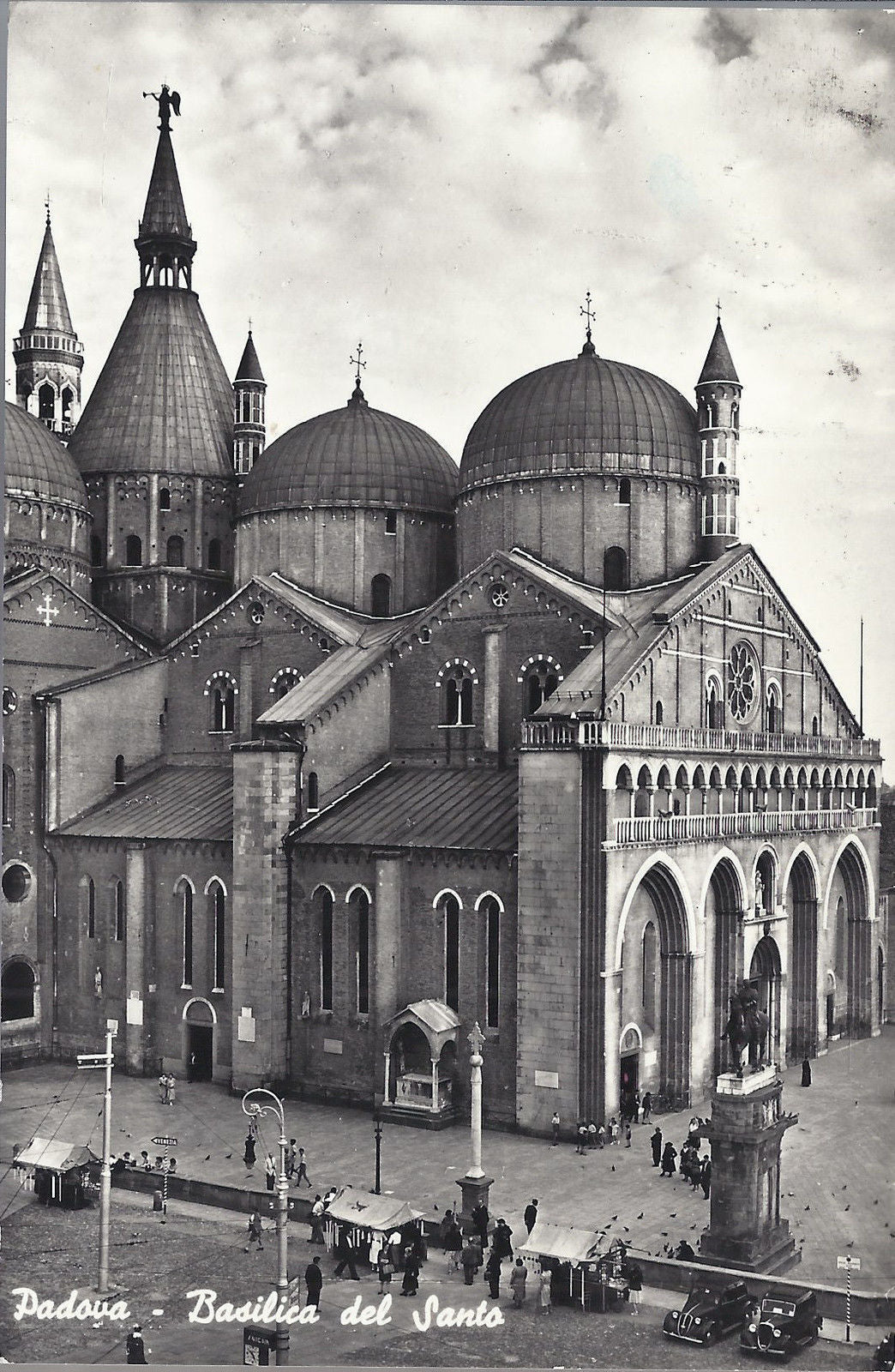 PADOVA - BASILICA DEL SANTO - V 1963 - FP - animata