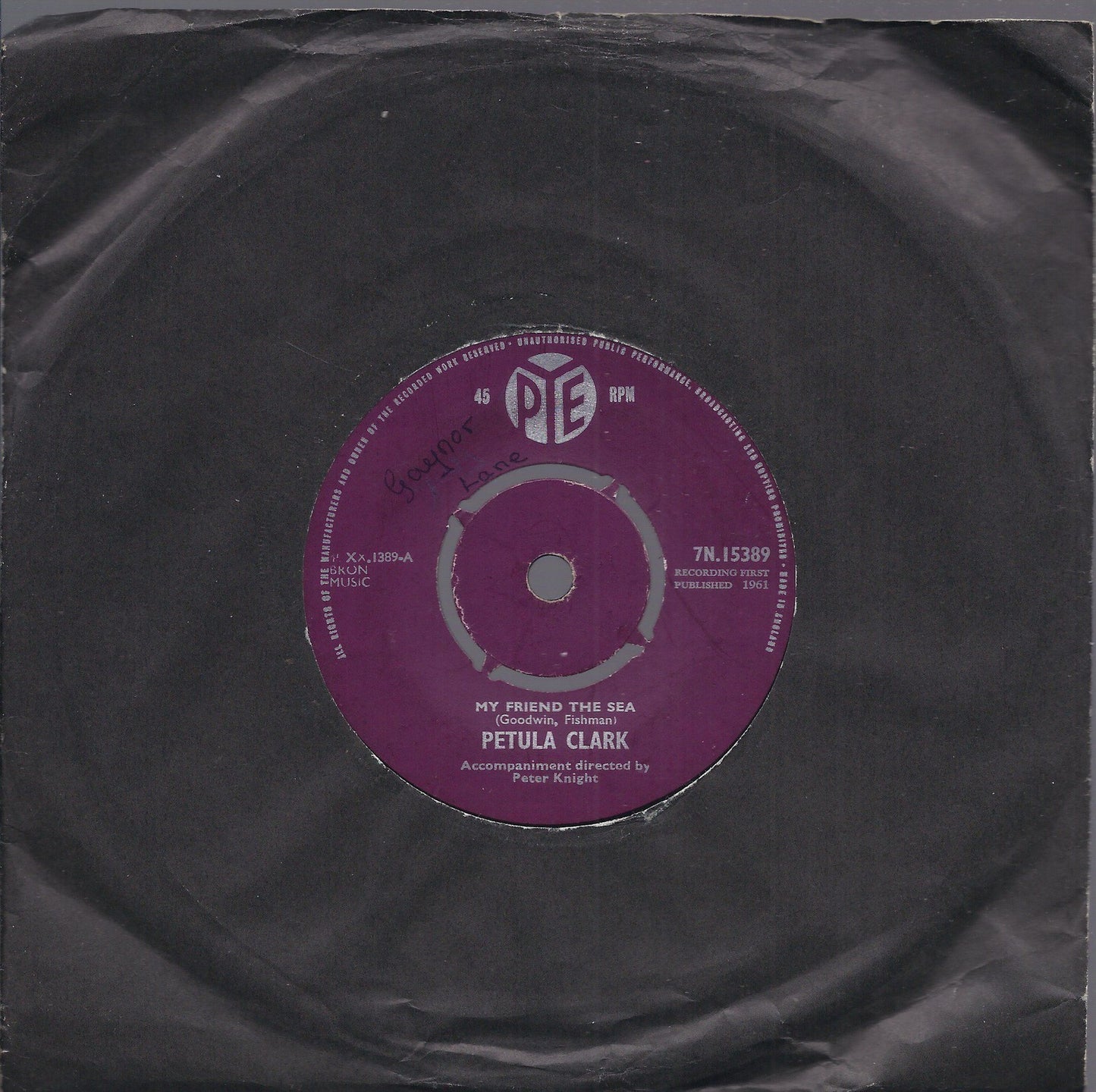 MY FRIEND THE SEA - WITH ALL MY LOVE -- PETULA CLARK